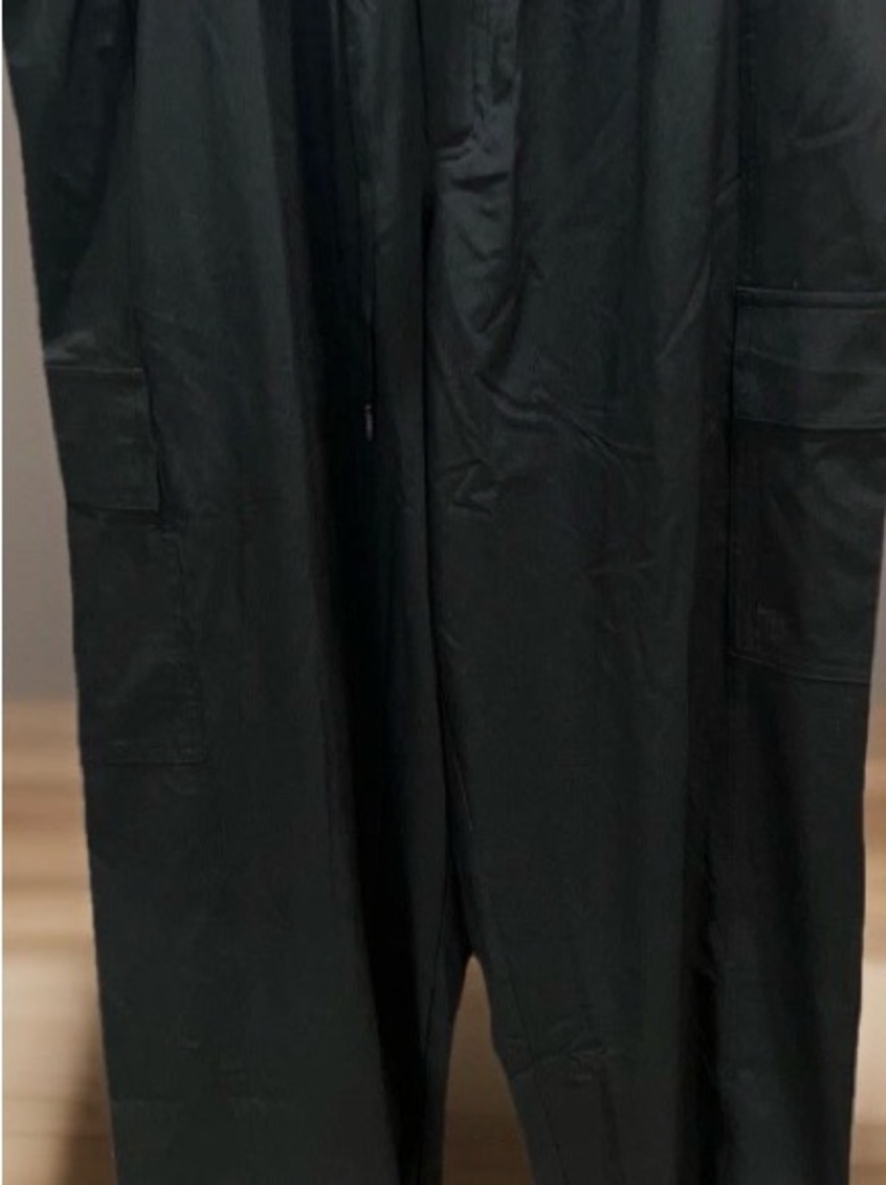 PINK Victoria's Secret Black Wind Pants Size L Brand New w Tags #458 - Picture 2 of 8